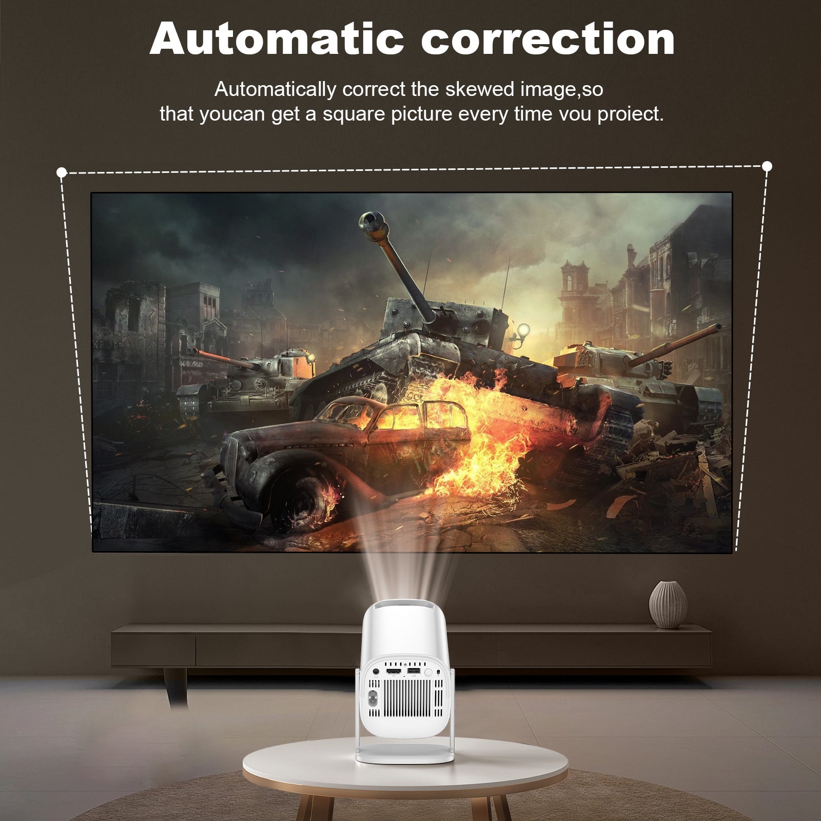 4K Mini Projector – Home Theater Experience