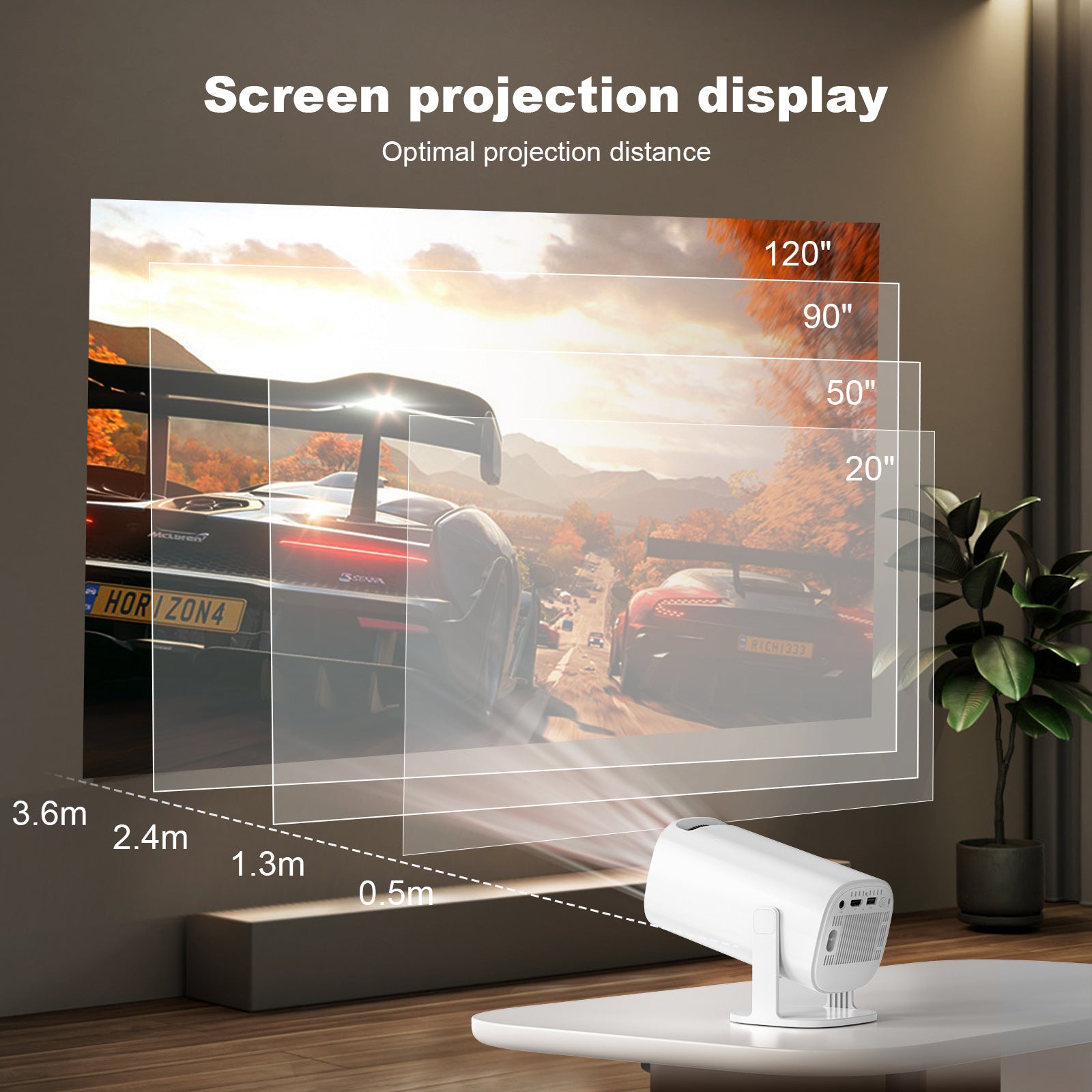 4K Mini Projector – Home Theater Experience